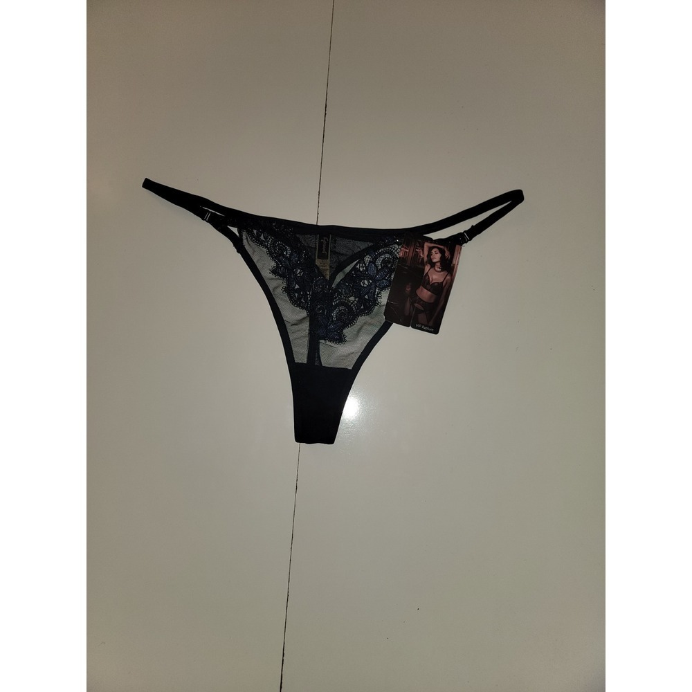 Gossard Vip Rapture‎ Semi Sheer Floral Lace Thong  Size Large New